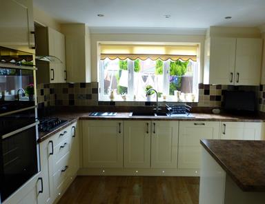 Chippendale Shaker Gloss Stone - Mr & Mrs Goymer
