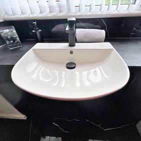 Marquina Smart Polished tiles - Mr & Mrs Hornsby
