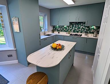Bespoke Fjord Green - Mr & Mrs Wojnarowicz