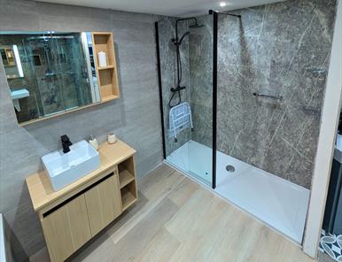 New wet wall panels on display