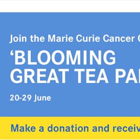 Blooming Great Tea Party - £70 raised for Marie Curie!