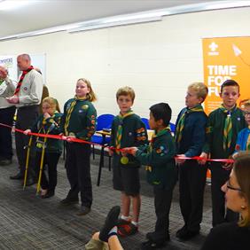 Whitwick Scout Hut Opens with Decor support