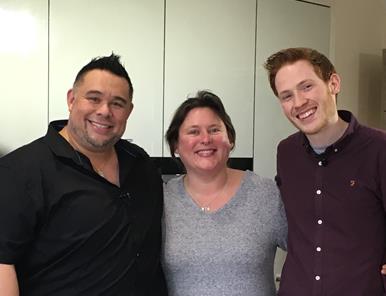 Bake Off Star Andrew Bakes Karen a Birthday Cake!