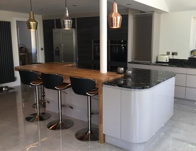 Second Nature Remo Cashmere Gloss & Burbidge Isala Dark Elm- Mr & Mrs Cooper