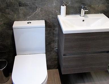 Utopia Qube Grey Brown Linear - Mr & Mrs Holland